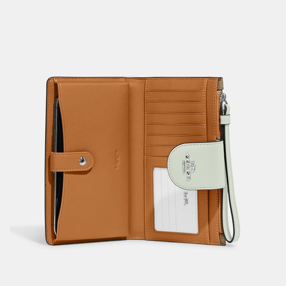 NWT Coach Outlet Tech Wallet In Colorblock Signature Canvas - Picture 3 of 4